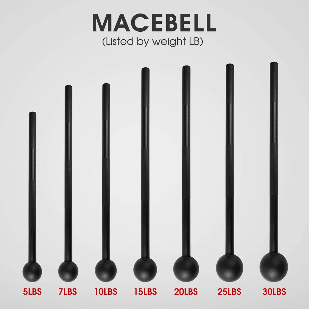Elevate Your Strength Training with the Versatile Steel Mace Bell - Perfect for Full Body Workouts and Muscle Development