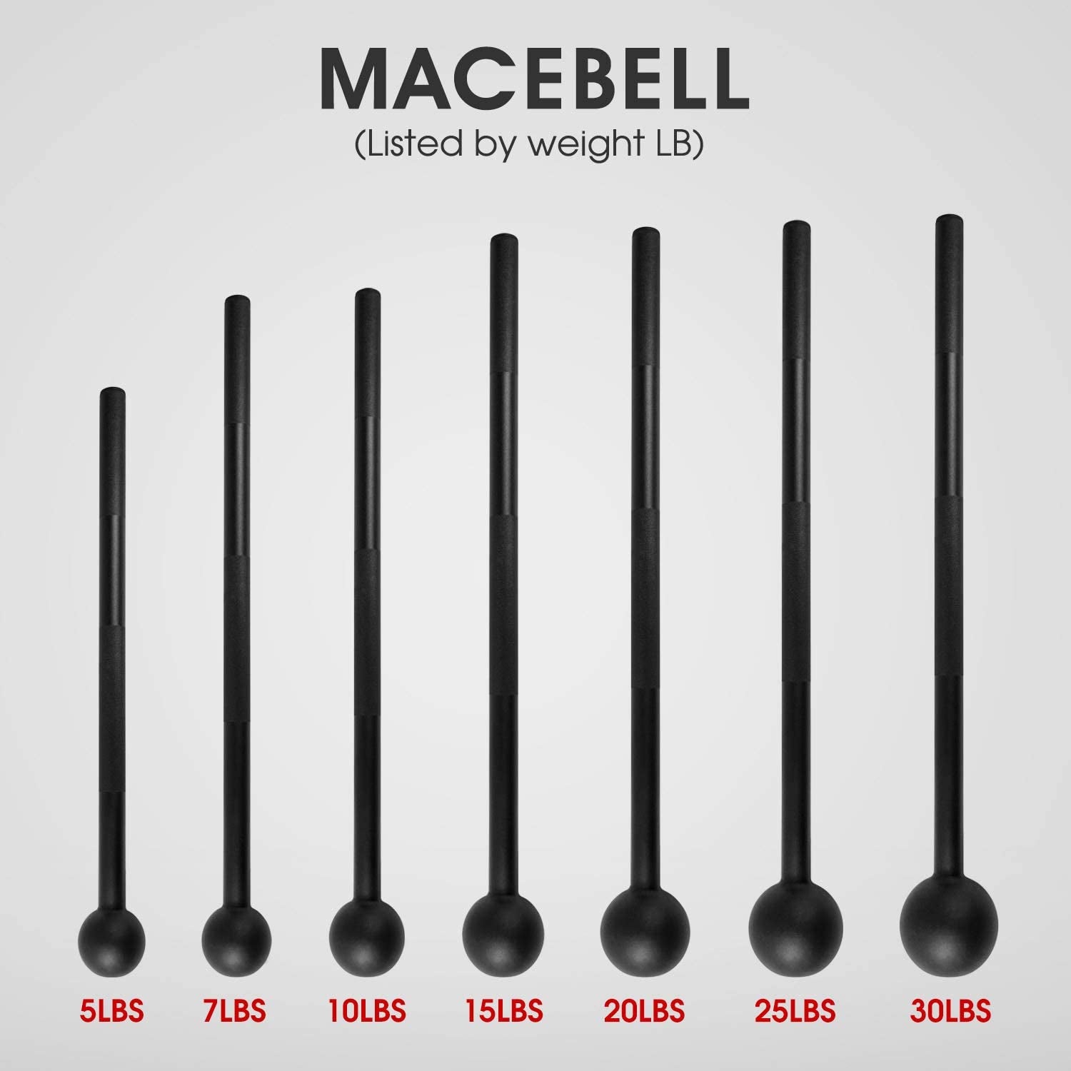 Elevate Your Strength Training with the Versatile Steel Mace Bell - Perfect for Full Body Workouts and Muscle Development