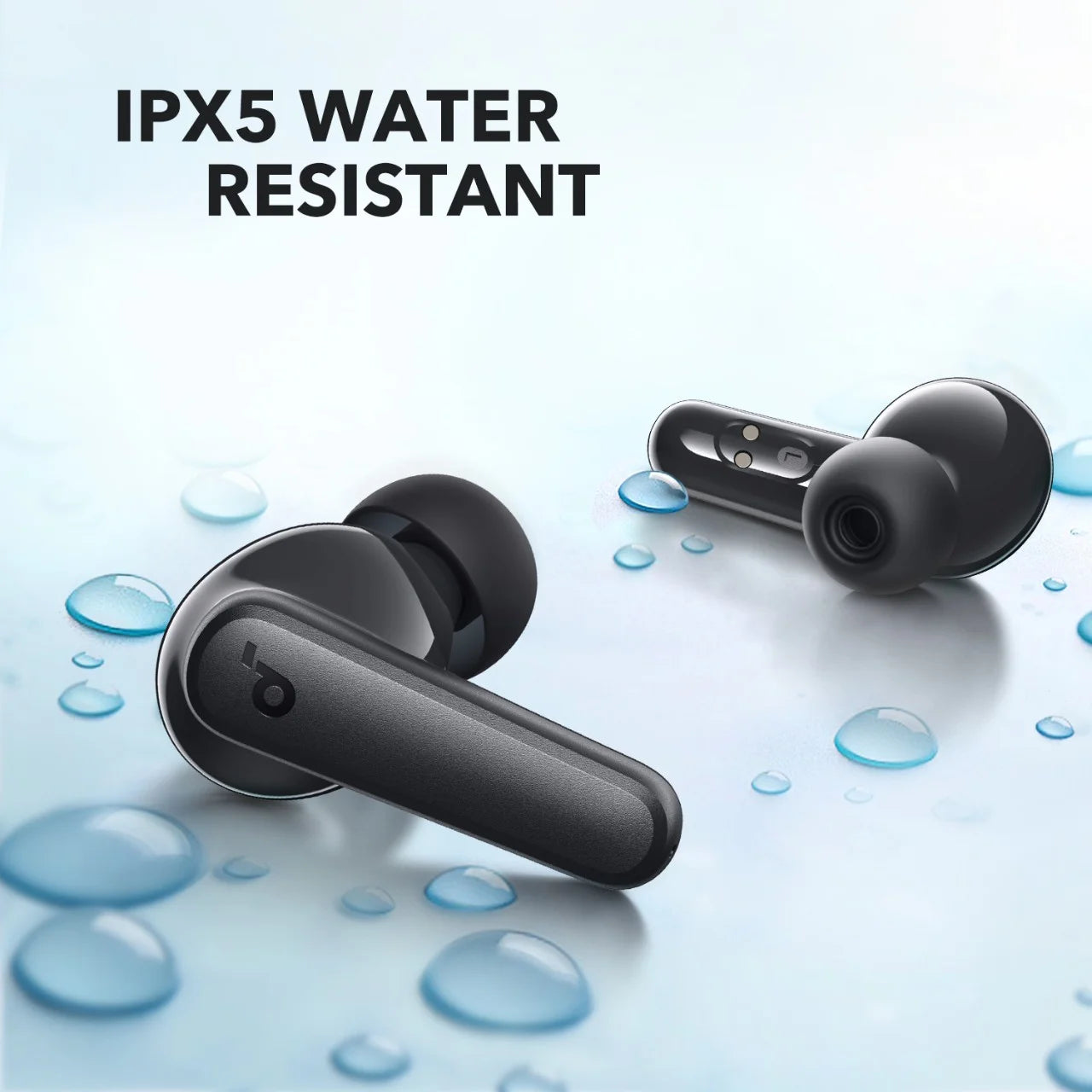 Unleash Your Sound: P25I Bluetooth True Wireless Earbuds with Big Bass, 30-Hour Playtime, and IPX5 Water Resistance in Sleek Black