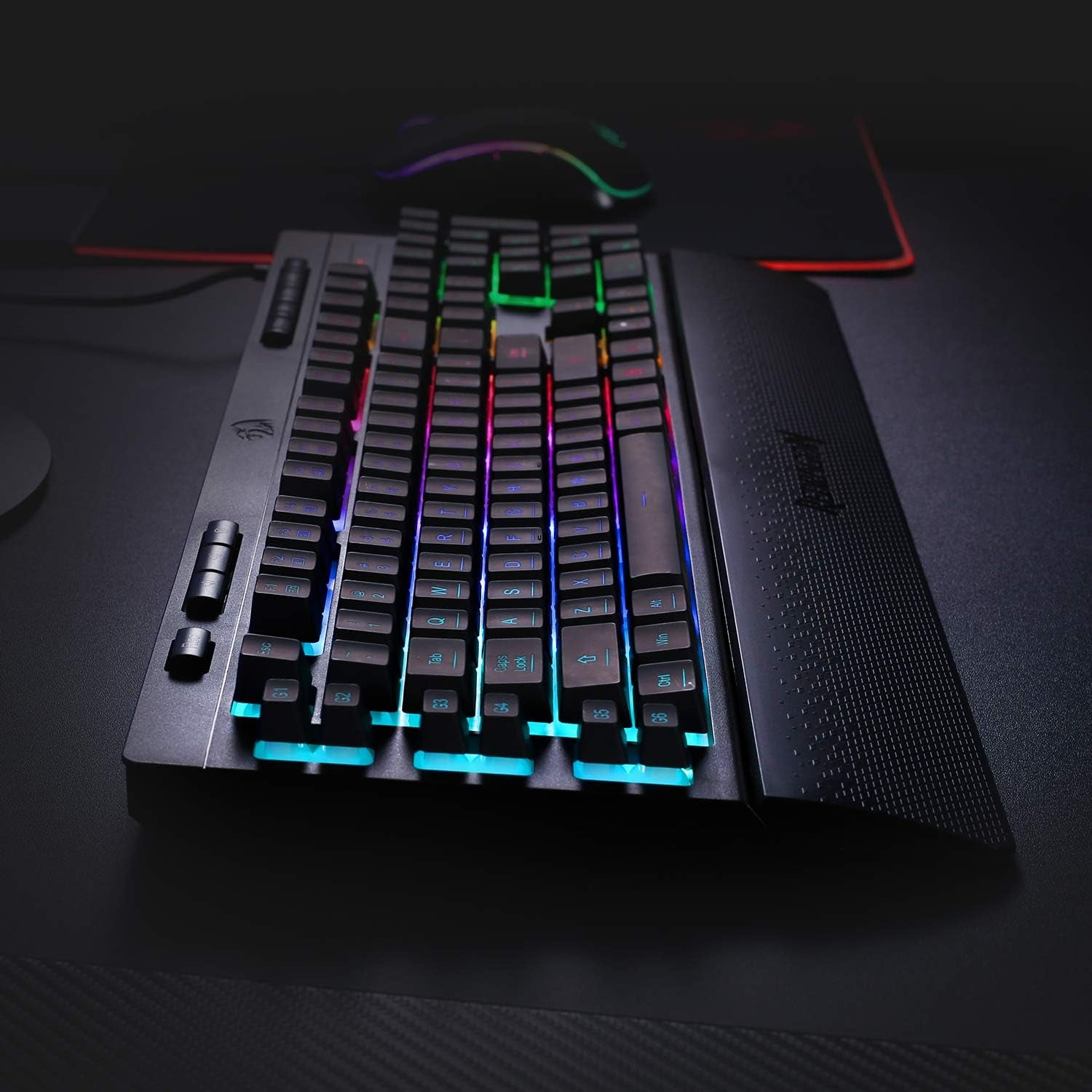 K512 Shiva RGB Backlit Gaming Keyboard - Experience Ultimate Control with Quiet Mechanical Feel, Multimedia Keys, and Customizable Lighting!