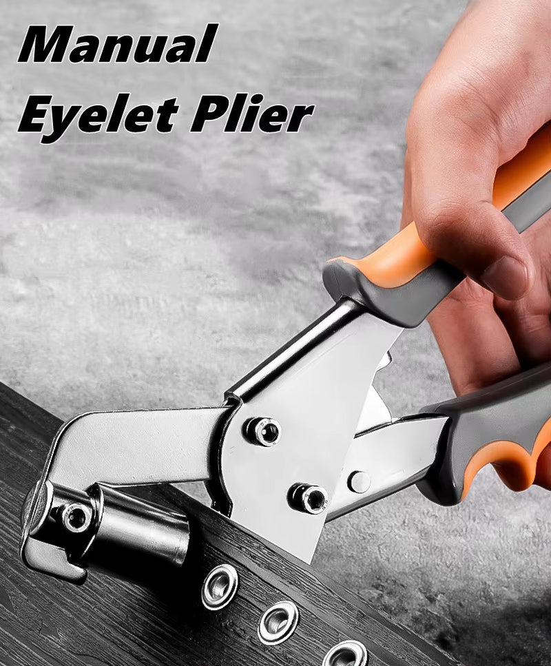 Unlock Your Creativity with the 6Mm / 10Mm Eyelet Pliers Kit - Perfect for Leather, Canvas, and DIY Projects!