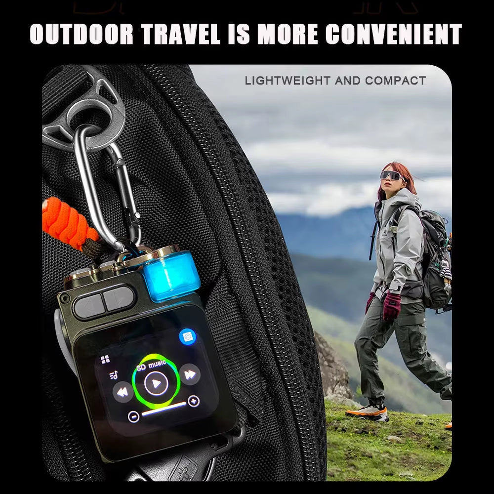 Wireless Portable Bluetooth Speaker with Metal Design, LED Display, and RGB Subwoofer Support
