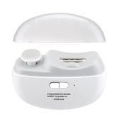 2 in 1 Electric Nail Clipper Cutter with LED Light Automatic Nail Grinder Trimmer for Baby Adult Mini Manicure Tools Nail Care