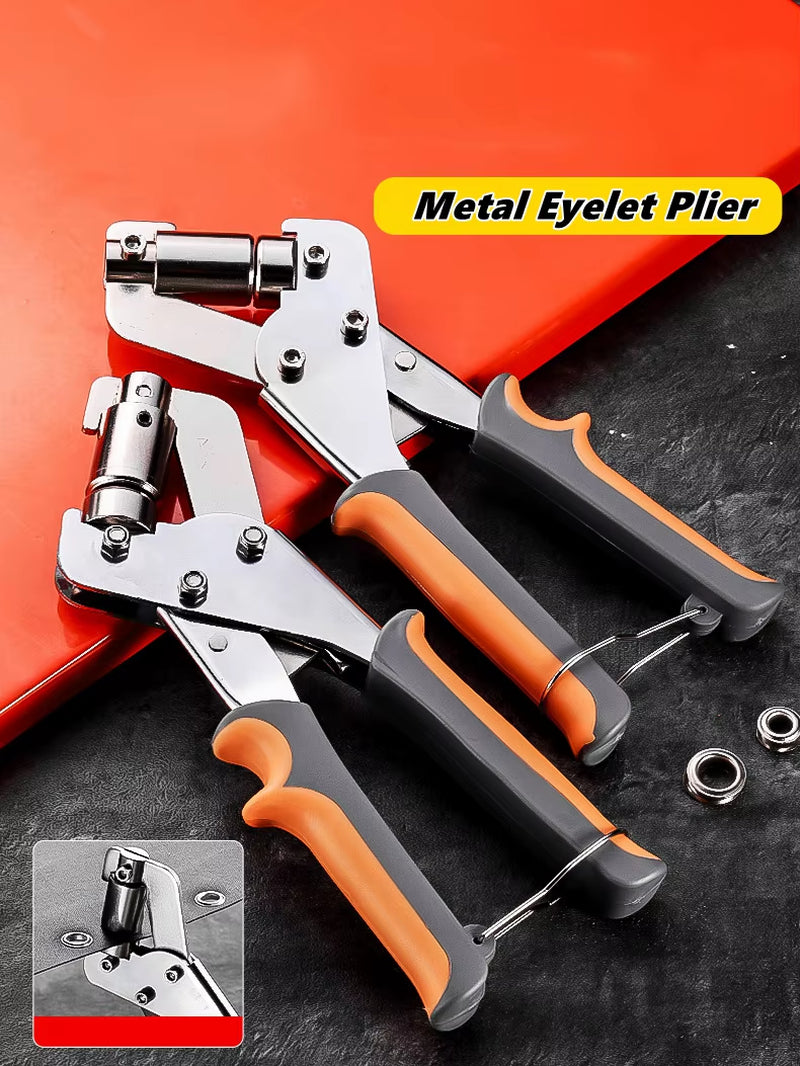 Unlock Your Creativity with the 6Mm / 10Mm Eyelet Pliers Kit - Perfect for Leather, Canvas, and DIY Projects!