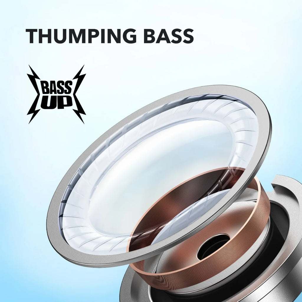 Unleash Your Sound: P25I Bluetooth True Wireless Earbuds with Big Bass, 30-Hour Playtime, and IPX5 Water Resistance in Sleek Black