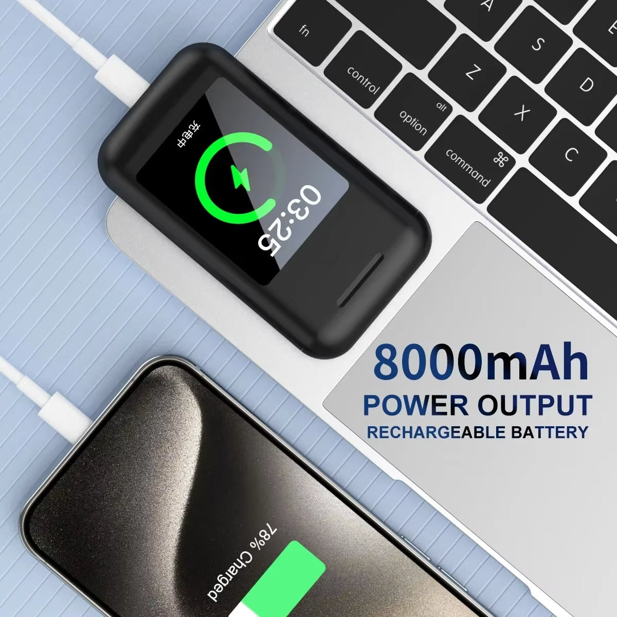 Experience the Ultimate in Versatility: FLLTF A98 BOX Bluetooth Wireless Earphones with Touch Screen Charging Case