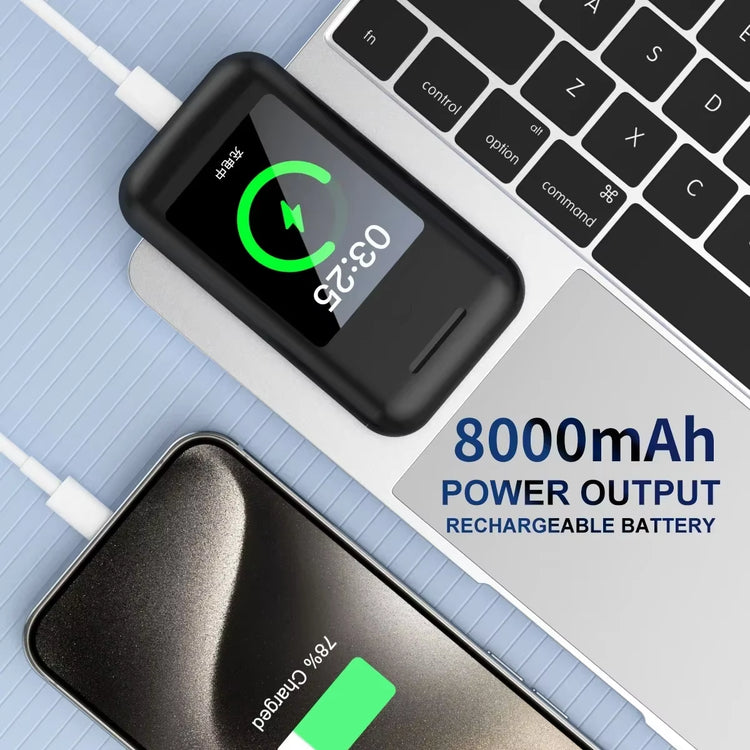 Experience the Ultimate in Versatility: FLLTF A98 BOX Bluetooth Wireless Earphones with Touch Screen Charging Case