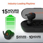 Experience Freedom with Hypergear Active True Wireless Earbuds - USB-C Connectivity for Ultimate Convenience