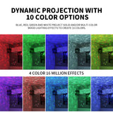 Transform Your Space with the Starry Sky Projector Light - LED Night Light with Bluetooth Music Player and Remote Control for a Magical Bedroom Experience