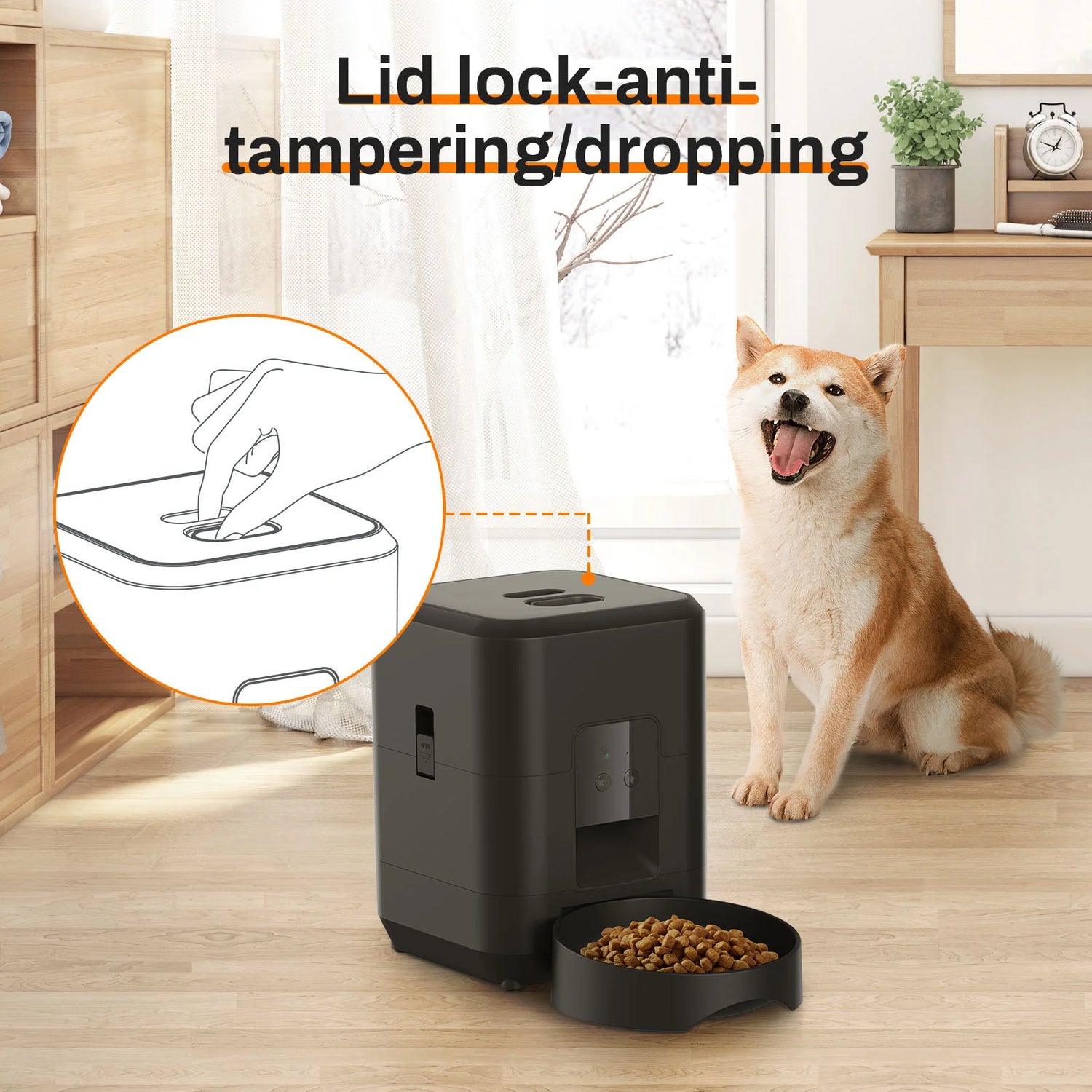HEYBO Smart Pet Feeder | Automatic, 2L Capacity for Cats & Dogs