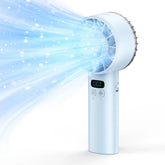 Large Capacity Handheld Fan 5200 Mah High Speed Refrigeration Handheld Fan 100 Speed Outdoor Mini Fan USB Charging Portable Fan