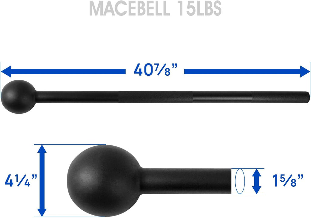 Elevate Your Strength Training with the Versatile Steel Mace Bell - Perfect for Full Body Workouts and Muscle Development