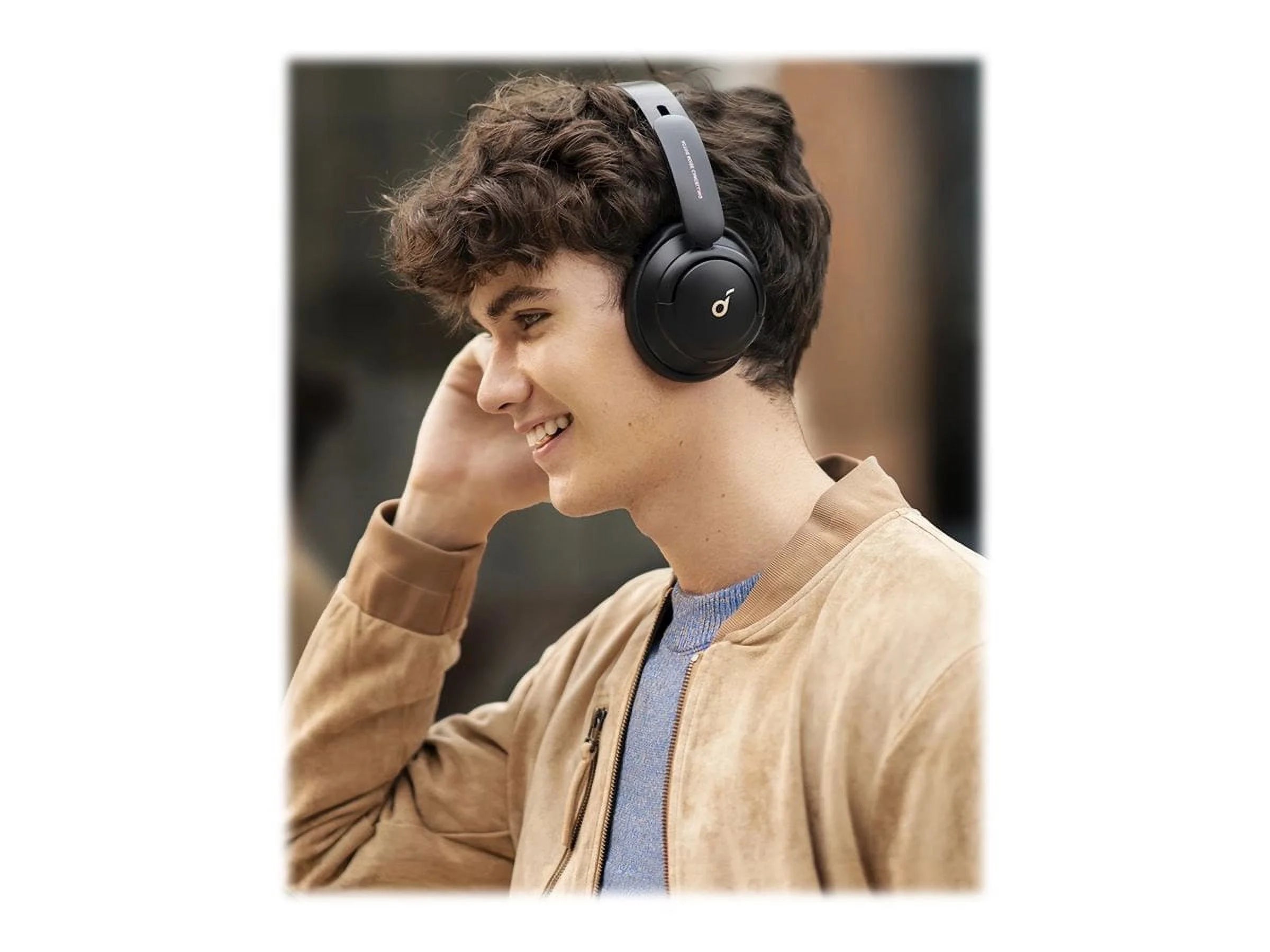 Experience Unmatched Sound Quality with Life Q30 Over-Ear Headphones - Advanced Multi-Mode Noise Cancelling in Sleek Black