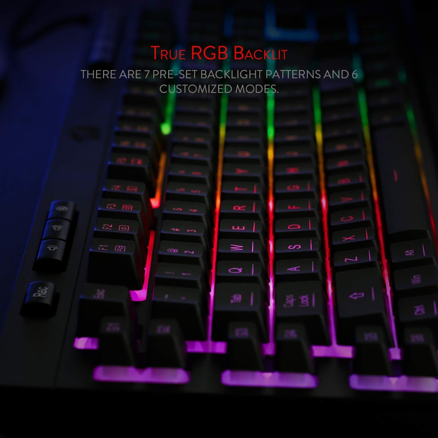 K512 Shiva RGB Backlit Gaming Keyboard - Experience Ultimate Control with Quiet Mechanical Feel, Multimedia Keys, and Customizable Lighting!