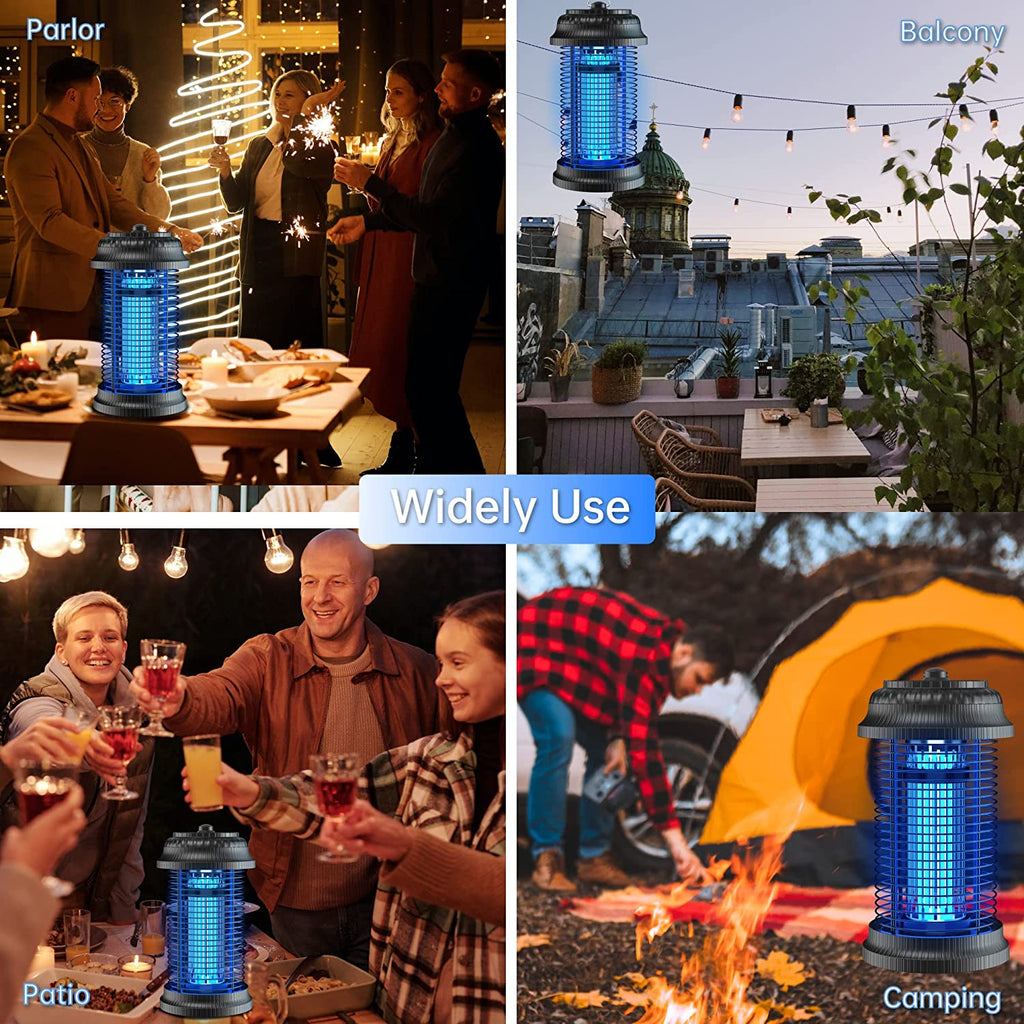 Powerful 4200V Electric Bug Zapper - Ultimate Mosquito Control for Indoor & Outdoor Spaces