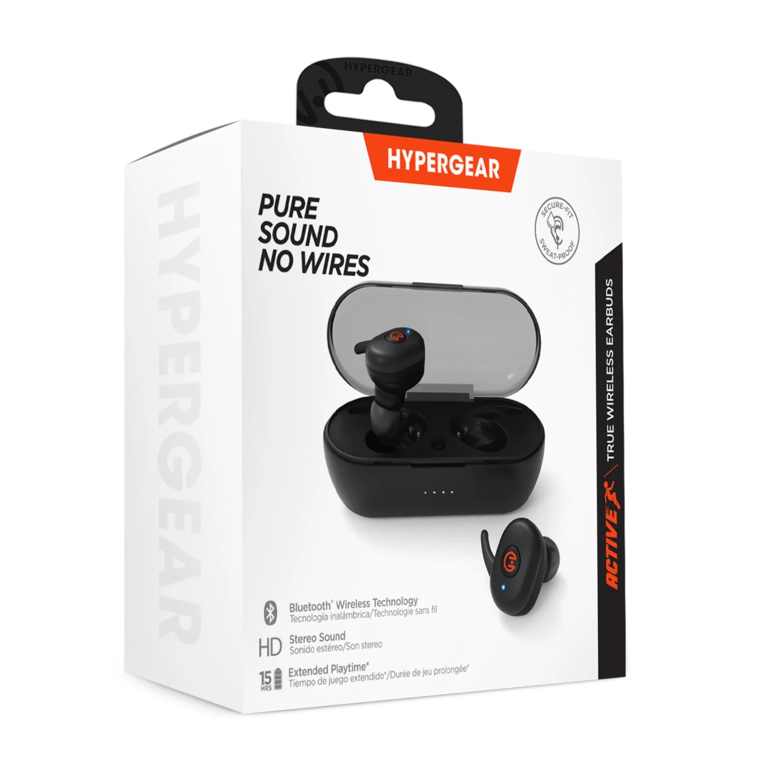 Experience Freedom with Hypergear Active True Wireless Earbuds - USB-C Connectivity for Ultimate Convenience