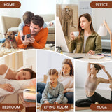 Air Humidifier Essential Oils Humidifiers Home Aroma Humidifier Flame Automatic Fragrance Diffuser with LED Light