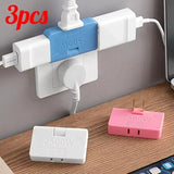 Transform Your Power Access with the 3-Port 180 Degree Rotatable US Plug Socket Converter - Perfect for Travel and Home Use!