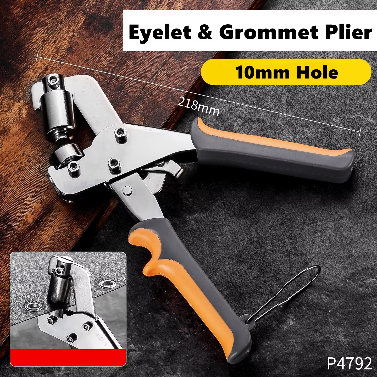 Unlock Your Creativity with the 6Mm / 10Mm Eyelet Pliers Kit - Perfect for Leather, Canvas, and DIY Projects!