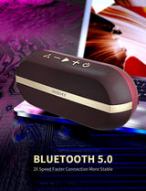 Experience Ultimate Sound with INSMY C30 Portable Bluetooth Speaker - IPX7 Waterproof, 20W Rich Bass, and 24-Hour Playtime for All Your Adventures!