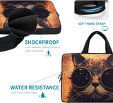 14 15 15.4 15.6 Inch Laptop Handle Bag Computer Protect Case Pouch Holder Notebook Sleeve Neoprene Cover Soft Carring Travel Case Laptop Sleeve Cat ICB-07