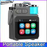 Wireless Portable Bluetooth Speaker with Metal Design, LED Display, and RGB Subwoofer Support