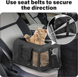 Comfortable and Safe Pet Travel Carrier - Soft-Sided, Airline Approved Bag for Cats and Small Dogs (Up to 17 lbs), Collapsible and Durable for Easy Travel