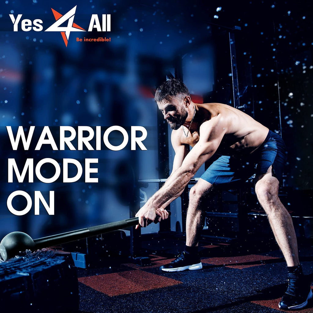 Elevate Your Strength Training with the Versatile Steel Mace Bell - Perfect for Full Body Workouts and Muscle Development