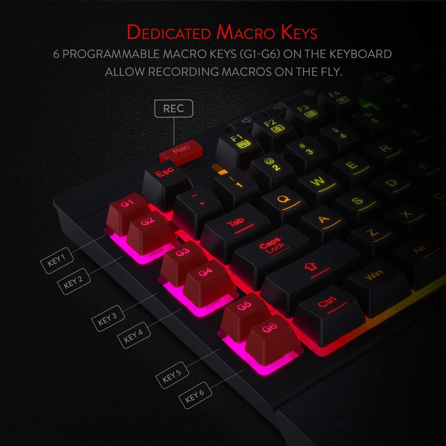 K512 Shiva RGB Backlit Gaming Keyboard - Experience Ultimate Control with Quiet Mechanical Feel, Multimedia Keys, and Customizable Lighting!
