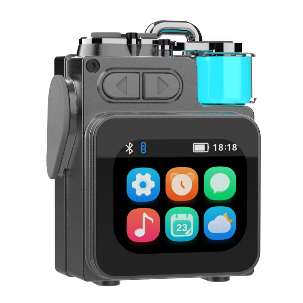 Wireless Portable Bluetooth Speaker with Metal Design, LED Display, and RGB Subwoofer Support