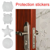 Self-Adhesive Silicone Door Stopper Bumpers - Mute Anti-Shock Wall Protector Pads for Home Improvement