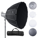 Transform Your Photography with the VEVOR 33" Parabolic Softbox - Quick Release, Easy Fold, and Portable Design