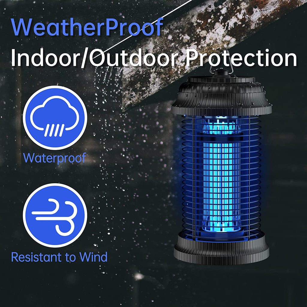 Powerful 4200V Electric Bug Zapper - Ultimate Mosquito Control for Indoor & Outdoor Spaces