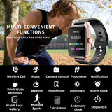 Introducing the 1.83'' Waterproof Smart Watch: Your Ultimate Fitness Companion with Call and Message Features, Sleep Monitoring, and Activity Tracking for iPhone and Android Users!