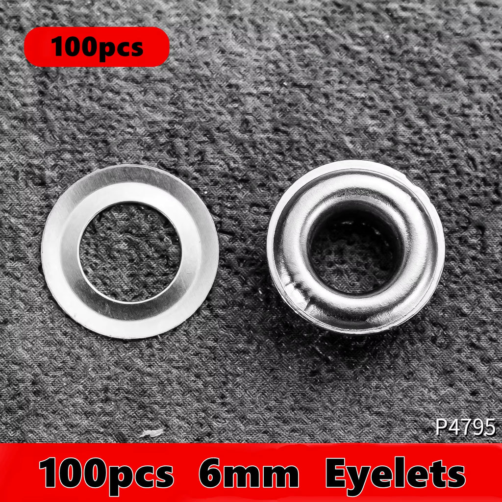 Unlock Your Creativity with the 6Mm / 10Mm Eyelet Pliers Kit - Perfect for Leather, Canvas, and DIY Projects!