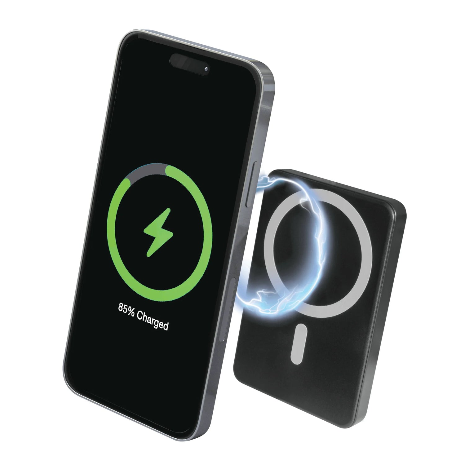 Power Up Anywhere: Xyst 5000mAh MagSafe Magnetic Wireless Power Bank with Foldable Stand