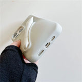 Silicone Soft Cover Case with Lip Gloss Holder for iPhone 11 to 16 Pro, Plus, Mini, Max, XS, XR, 6, 7, 8, and SE