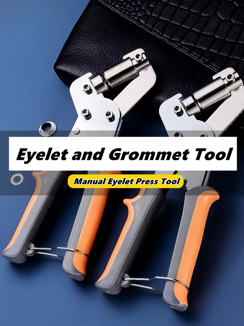Unlock Your Creativity with the 6Mm / 10Mm Eyelet Pliers Kit - Perfect for Leather, Canvas, and DIY Projects!