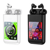 Experience the Ultimate in Versatility: FLLTF A98 BOX Bluetooth Wireless Earphones with Touch Screen Charging Case