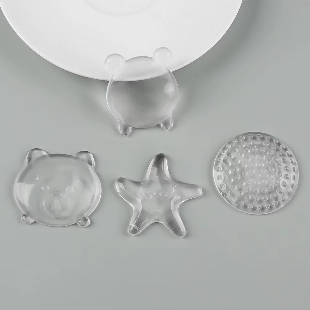 Self-Adhesive Silicone Door Stopper Bumpers - Mute Anti-Shock Wall Protector Pads for Home Improvement