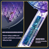 Introducing the Ultimate 4-in-1 Electric Mosquito Killer: Foldable Handheld Bug Zapper with USB Rechargeable Fly Swatter and UV Light Trap!