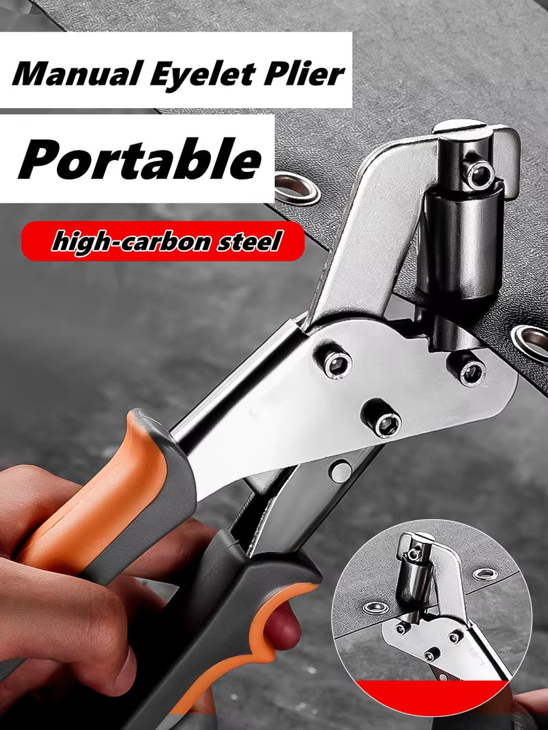 Unlock Your Creativity with the 6Mm / 10Mm Eyelet Pliers Kit - Perfect for Leather, Canvas, and DIY Projects!