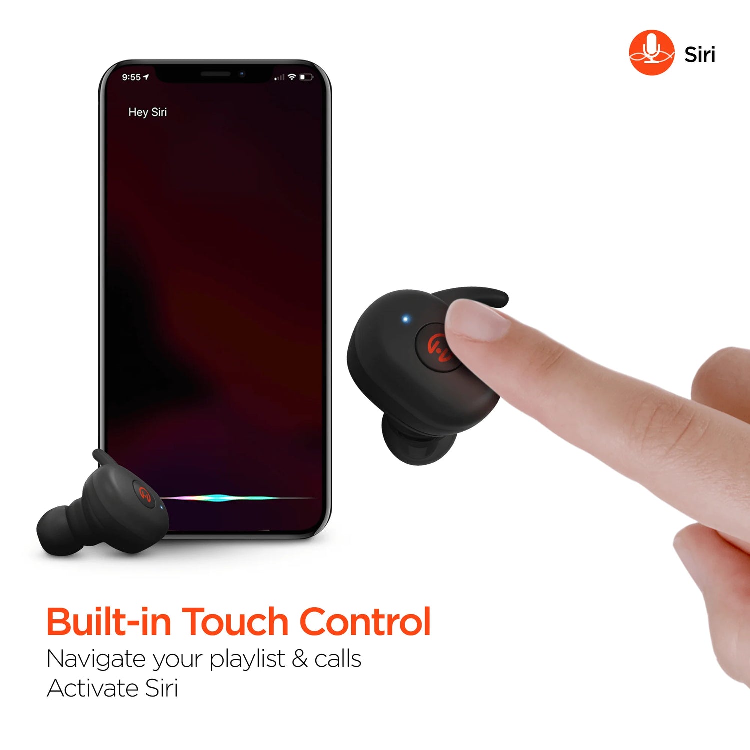 Experience Freedom with Hypergear Active True Wireless Earbuds - USB-C Connectivity for Ultimate Convenience