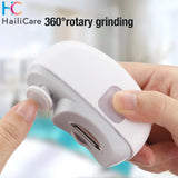 2 in 1 Electric Nail Clipper Cutter with LED Light Automatic Nail Grinder Trimmer for Baby Adult Mini Manicure Tools Nail Care