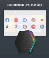 2025 Upgraded T95Z plus Smart Android 12.0 TV Box Quad Core 6K HD Stream Player