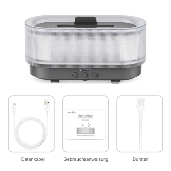 Air Humidifier Essential Oils Humidifiers Home Aroma Humidifier Flame Automatic Fragrance Diffuser with LED Light