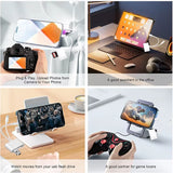 4-in-1 OTG Type-C Card Reader for SD and TF Memory Cards - Compatible with iPhone, PC, and Laptop, No App Required